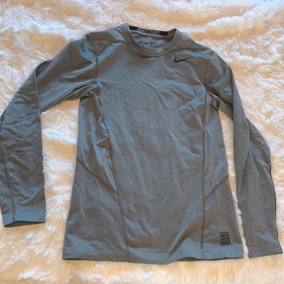 Nike Other - Nike Pro fitted Dri fit long sleeve thicker shirt size M